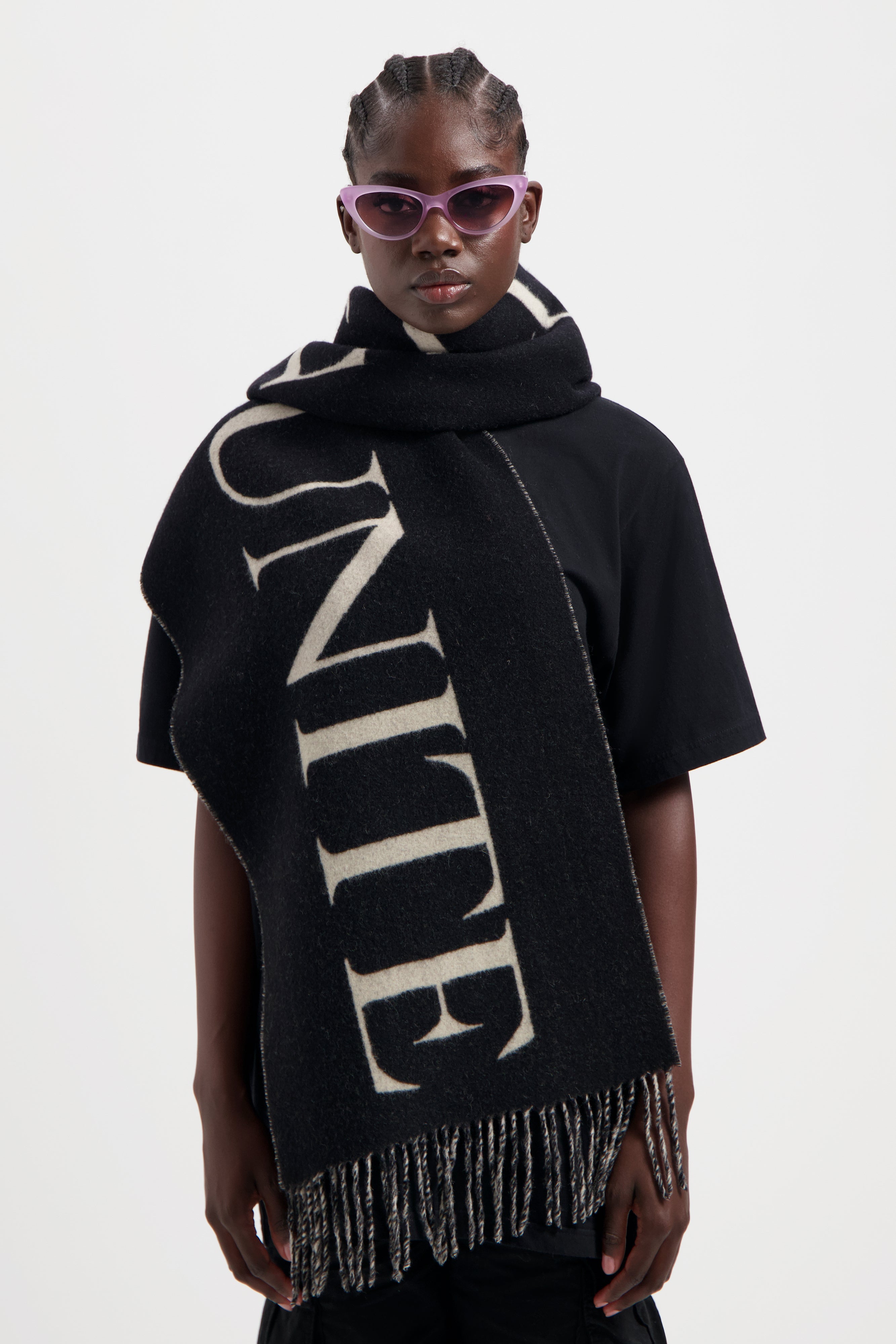 SLOGAN SCARF - 4