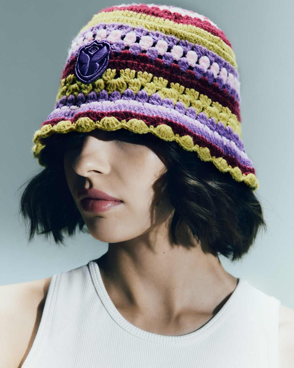 ICON CROCHET BUCKET HAT - 3